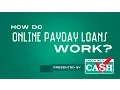 How Do Online Payday Loans Work Check Into Cash