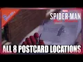 Spiderman Miles Morales - Alle 8 Ansichtkaart Locaties