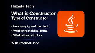 What is Constructor Types Initializer Block Static Block Explained with Practical Code