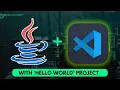 How to Install Java JDK 21 is Visual Studio Code Create First Project 2023