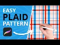 How to Make a Plaid Pattern in Procreate