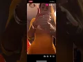 Onlyfans model venusflyytrapp twerking on Instagram live