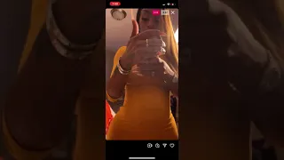 Onlyfans model venusflyytrapp twerking on Instagram live