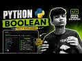 Python Boolean Explained in Hindi True False AND OR NOT Terminal Based