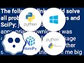 Windows Scipy Install No Resources Found