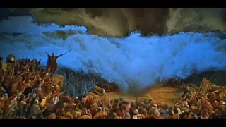 moses parted the red sea
