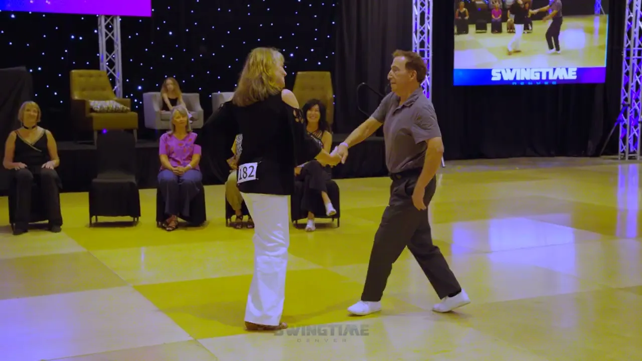 Ric Shube and Kelly Robinson - 3rd place Masters Jack&Jill - SwingTime 2026