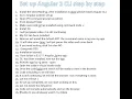 Learn how to install Angular CLI step by step Angular CLI with easy steps