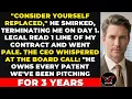 Terminated Day 1 I Owned the Patents CEO s Boardroom Downfall Corporate Revenge