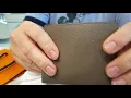 Unboxing Hermes Wallet for Men MC2 COPERNIC COMPACT VEAU EPSOM GRIS ETAIN