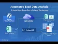 Automated Excel Analysis System WordPress Railway Python API
