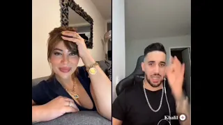 لايف كارما المصرية مع شاب فلسطيني فى إيطاليا وكلام كبير اوى روتين 