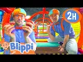 Download Lagu Blippi In A Rainbow Tunnel Playground | Blippi and Meekah Best Friend Adventures | Educational Video