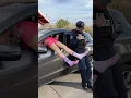 Women uses mannequin to escape from the police! #shorts