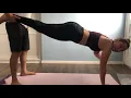 We tried a couples workout from home