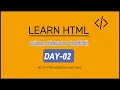 Learn HTML Using Notepad or TextEdit Create Your First Webpage Day 2