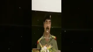 صدام حسين يهدد أسرائيل 