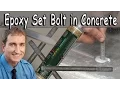How I Epoxy Glue Anchor Bolts Into Concrete New Room Addition