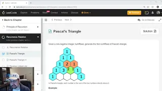 Solving Pascal s Triangle Recursively LeetCode