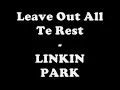 Leave Out All The Rest - Linkin Park - Traduction Française V.1