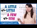 Download Lagu English Grammar: Little vs. A Little, Few vs. A Few