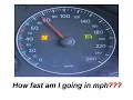Converting to mph