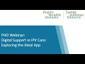PHO Webinar Digital Support in IPV Care Exploring the iHeal App