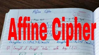 Affine cipher Affine cipher encryption and decryption Affine cipher example Affine cipher decryption