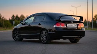 2008 HONDA CIVIC НА ПРОШИВКЕ. Akrapovič.