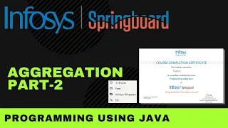 Aggregation Exercise - 1 Programming Using Java Infosys Springboard