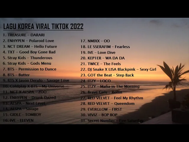 Download MP3 LAGU KOREA VIRAL TIKTOK 2022