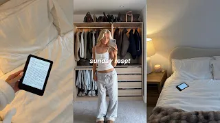 sunday reset deep clean my apartment glow up and plan the week with me