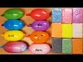 Making Slime with Funny Balloons And Foam Bricks