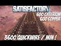 The Best Quickwire set up in Satisfactory 1 0 from 600 Caterium