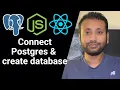 PERN Stack Bangla 7 Connect with Postgres and create database