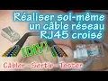 How to make a crossover RJ45 Ethernet cable yourself TUTORIAL