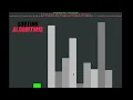 Sorting Algorithm visualizer using Python Code in the Description