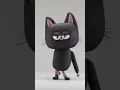 Watch her dance like a true feline queen 🐾🖤 #BlackCat #DanceVibes #Shorts”