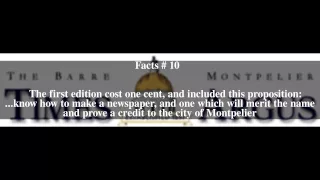 Barre Montpelier Times Argus Top 17 Facts