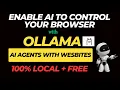 Lagu Browser Use with Ollama: Local AI Agents for Website Automation #llm #ai #generativeai