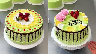 mira como se diseñan decorados con crema chantilly