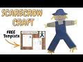Scarecrow craft Free Template