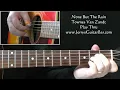 Townes Van Zandt - None But The Rain | Guitar Play Thru