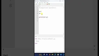 - Example of Comparison Operators in Python Python Tutorial Praveen Kumar
