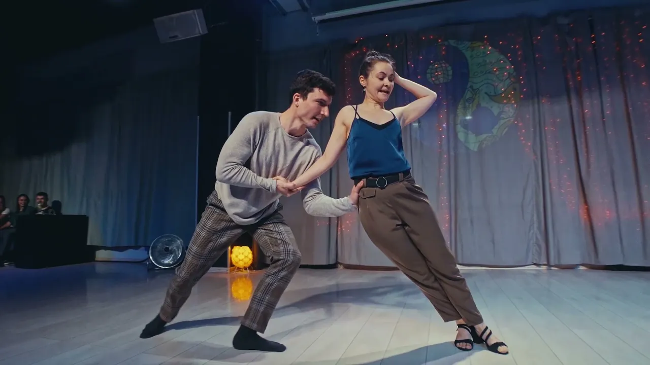 Semion Ovsiannikov & Maria Elizarova Improv Demo West Coast Swing - WCS at Dubrovka 2021 Show