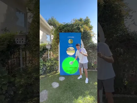 Impossible Football Shot Challenge 🤯 @gogosqueez #GOGOpartner #gogoxparkerseidel