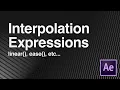 Interpolation Expressions linear ease - Adobe After Effects