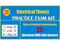 Units of Electrical Measurements Quiz 25 Questions With Fully Answers