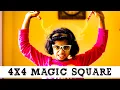 4x4 Magic Square - Any Even Magic Square