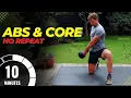 10 minutes Abs and Core Kettlebell Workout No Repeat